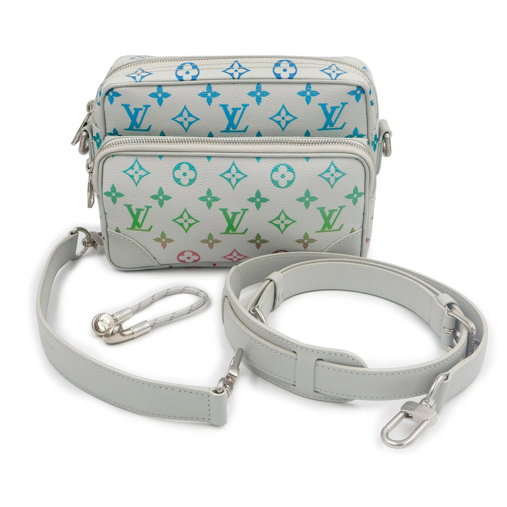 Louis Vuitton Nile Multicolor Gray Iridescent Handbag Shoulder Crossbody Bag